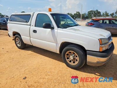 Czwarte zdjęcie samochodu z boku: 2005 CHEVROLET SILVERADO C1500 VIN:1GCEC14X85Z280375 - miniatura