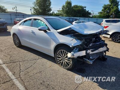 Czwarte zdjęcie samochodu z boku: 2021 MERCEDES-BENZ CLA 250 4MATIC VIN:W1K5J4HB5MN171048 - miniatura