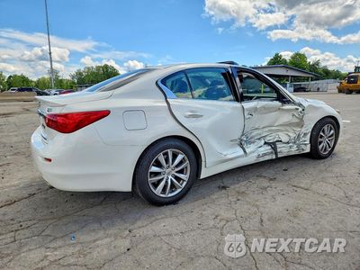 Trzecie zdjęcie samochodu z tyłu: 2015 INFINITI Q50 PREMIUM VIN:JN1BV7AR4FM419330 - miniatura