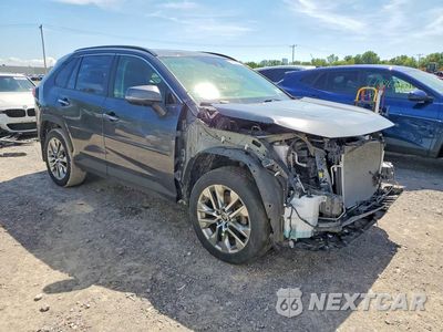 Czwarte zdjęcie samochodu z boku: 2019 TOYOTA RAV4 LIMITED VIN:JTMN1RFV5KD045439 - miniatura
