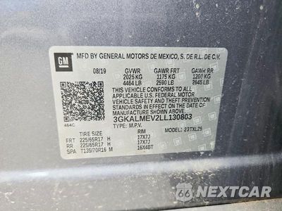 Zdjęcie 12 z 12 samochodu: 2020 GMC TERRAIN SLE VIN:3GKALMEV2LL130803 - miniatura