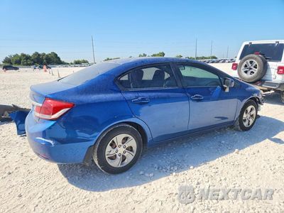 Trzecie zdjęcie samochodu z tyłu: 2014 HONDA CIVIC LX VIN:2HGFB2F59EH532905 - miniatura
