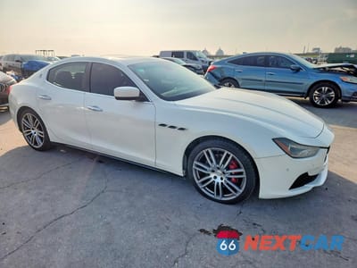 Czwarte zdjęcie samochodu z boku: 2014 MASERATI GHIBLI S VIN:ZAM57RTA7E1105755 - miniatura