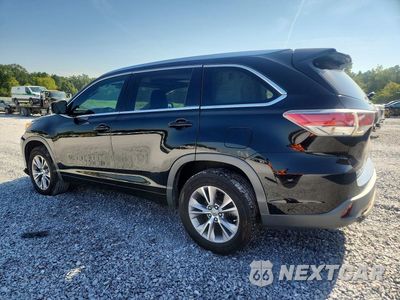 Drugie zdjęcie samochodu z przodu: 2014 TOYOTA HIGHLANDER XLE VIN:5TDKKRFH7ES009867 - miniatura