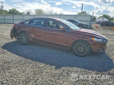 Czwarte zdjęcie samochodu z boku: 2016 FORD FUSION TITANIUM VIN:3FA6P0K98GR400583 - miniatura