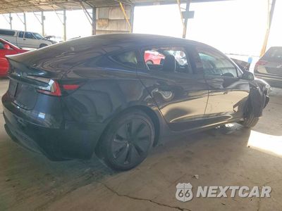 Trzecie zdjęcie samochodu z tyłu: 2025 TESLA MODEL 3 VIN:5YJ3E1EA9SF004476 - miniatura