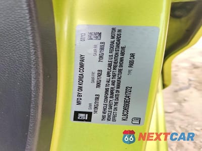 Zdjęcie 12 z 12 samochodu: 2014 CHEVROLET SPARK 1LT VIN:KL8CD6S93EC417272 - miniatura