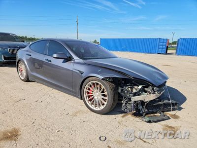 Czwarte zdjęcie samochodu z boku: 2023 TESLA MODEL S VIN:5YJSA1E65PF513040 - miniatura