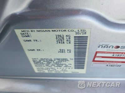 Zdjęcie 12 z 12 samochodu: 2019 NISSAN ALTIMA S VIN:1N4BL4BV8KC127747 - miniatura