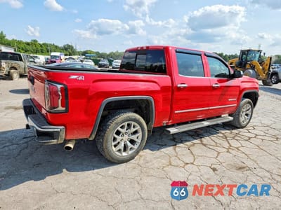 Trzecie zdjęcie samochodu z tyłu: 2018 GMC SIERRA K1500 SLT VIN:3GTU2NEC8JG171605 - miniatura