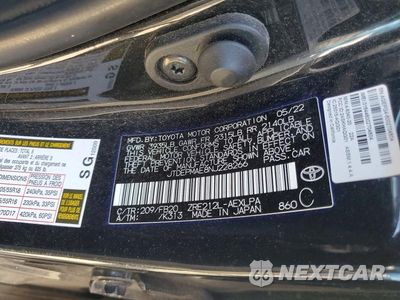 Zdjęcie 12 z 12 samochodu: 2022 TOYOTA COROLLA LE VIN:JTDEPMAE8NJ228266 - miniatura