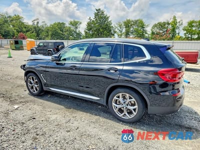 Drugie zdjęcie samochodu z przodu: 2021 BMW X3 SDRIVE30I VIN:5UXTY3C02M9E50657 - miniatura