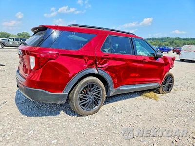 Trzecie zdjęcie samochodu z tyłu: 2022 FORD EXPLORER XLT VIN:1FMSK8DH1NGC01305 - miniatura