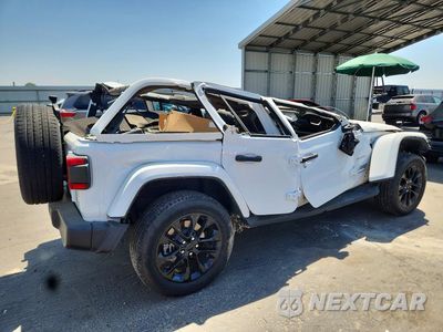 Trzecie zdjęcie samochodu z tyłu: 2023 JEEP WRANGLER SAHARA 4XE VIN:1C4JJXP64PW584320 - miniatura
