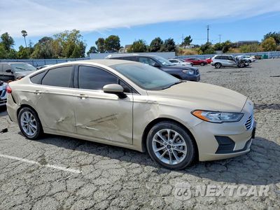 Czwarte zdjęcie samochodu z boku: 2019 FORD FUSION SE VIN:3FA6P0HDXKR152020 - miniatura