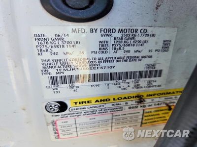 Zdjęcie 13 z 13 samochodu: 2014 FORD EXPEDITION EL XLT VIN:1FMJK1J50EEF57107 - miniatura