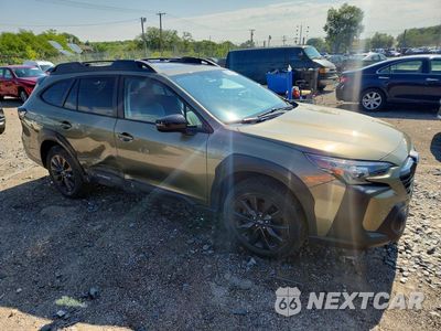 Czwarte zdjęcie samochodu z boku: 2025 SUBARU OUTBACK ONYX EDITION VIN:4S4BTALC3S3177814 - miniatura