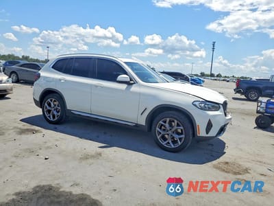 Czwarte zdjęcie samochodu z boku: 2024 BMW X3 SDRIVE30I VIN:5UX43DP01R9V12623 - miniatura