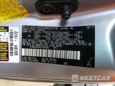 Zdjęcie 14 z 14 samochodu: 2012 TOYOTA SIENNA LE VIN:5TDKK3DC9CS180380 - miniatura
