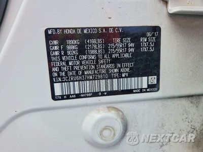 Zdjęcie 14 z 14 samochodu: 2017 HONDA HR-V LX VIN:3CZRU6H37HM729810 - miniatura