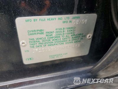 Zdjęcie 13 z 13 samochodu: 2005 SUBARU FORESTER 2.5XS VIN:JF1SG65655H725242 - miniatura