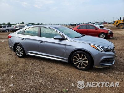 Czwarte zdjęcie samochodu z boku: 2016 HYUNDAI SONATA LIMITED VIN:5NPE34AF9GH356287 - miniatura