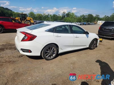 Trzecie zdjęcie samochodu z tyłu: 2021 HONDA CIVIC EXL VIN:2HGFC1F79MH701845 - miniatura