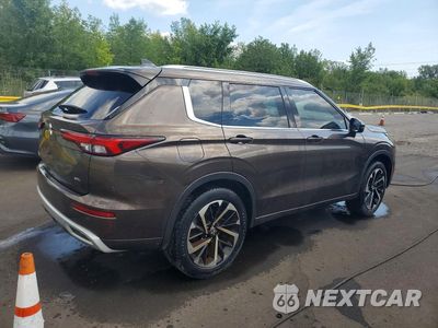 Trzecie zdjęcie samochodu z tyłu: 2022 MITSUBISHI OUTLANDER SEL VIN:JA4J3VA89NZ085110 - miniatura