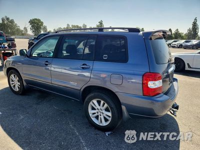 Drugie zdjęcie samochodu z przodu: 2007 TOYOTA HIGHLANDER HYBRID VIN:JTEGW21A470017678 - miniatura