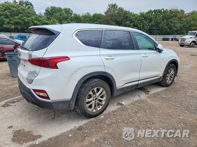 Trzecie zdjęcie samochodu z tyłu: 2019 HYUNDAI SANTA FE SE VIN:5NMS23AD6KH016891 - miniatura