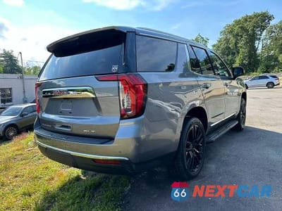 Trzecie zdjęcie samochodu z tyłu: 2022 GMC YUKON SLT VIN:1GKS2BKD2NR133963 - miniatura