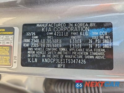 Zdjęcie 13 z 13 samochodu: 2026 KIA NIRO LX VIN:KNDCP3LE1T5347426 - miniatura