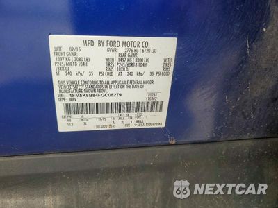 Zdjęcie 13 z 13 samochodu: 2015 FORD EXPLORER VIN:1FM5K8B84FGC08279 - miniatura