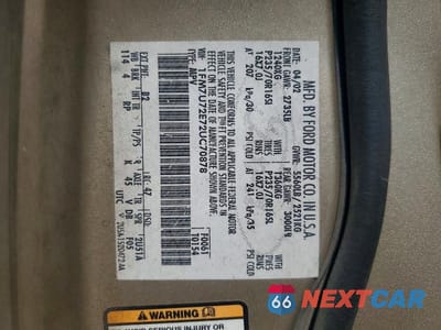 Zdjęcie 13 z 13 samochodu: 2002 FORD EXPLORER XLS VIN:1FMZU72E72UC70878 - miniatura