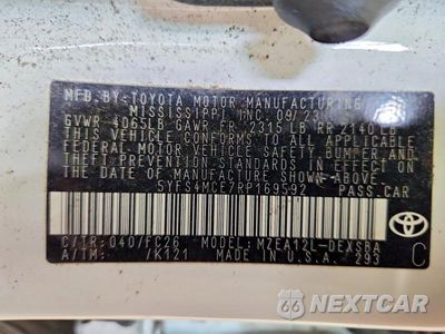 Zdjęcie 12 z 12 samochodu: 2024 TOYOTA COROLLA SE VIN:5YFS4MCE7RP169592 - miniatura