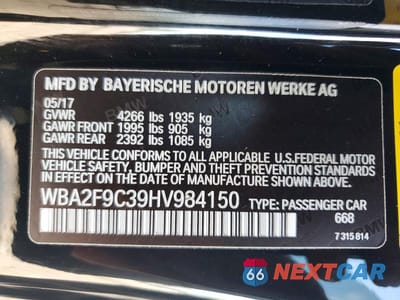 Zdjęcie 12 z 12 samochodu: 2017 BMW 230I VIN:WBA2F9C39HV984150 - miniatura