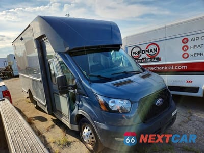 Czwarte zdjęcie samochodu z boku: 2022 FORD TRANSIT DELIVERY TRUCK VIN:1FDDF6P87NKA45751 - miniatura