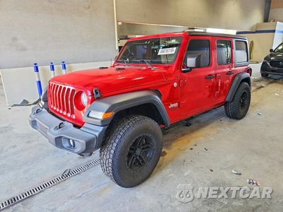 2019 JEEP WRANGLER UNLIMITED SPORT 1C4HJXDN3KW593206 - główne zdjęcie licytacji z USA - miniatura