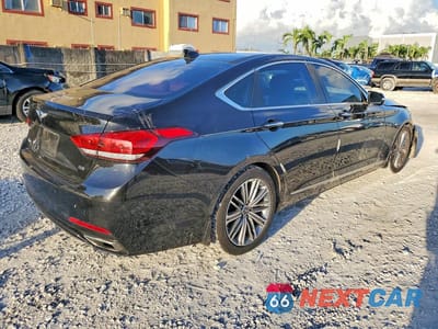 Trzecie zdjęcie samochodu z tyłu: 2018 GENESIS G80 3.8 VIN:KMHGN4JE4JU257122 - miniatura