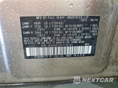 Zdjęcie 12 z 12 samochodu: 2015 SUBARU OUTBACK 2.5I PREMIUM VIN:4S4BSBCC9F3206103 - miniatura