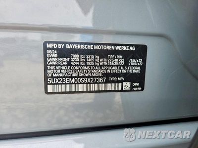 Zdjęcie 14 z 14 samochodu: 2025 BMW X7 XDRIVE40I VIN:5UX23EM00S9X27367 - miniatura
