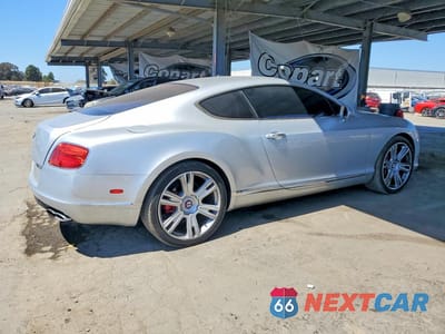 Trzecie zdjęcie samochodu z tyłu: 2013 BENTLEY CONTINENTAL GT V8 VIN:SCBFT7ZA9DC085367 - miniatura
