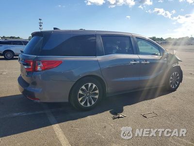 Trzecie zdjęcie samochodu z tyłu: 2024 HONDA ODYSSEY EXL VIN:5FNRL6H64RB064017 - miniatura