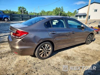 Trzecie zdjęcie samochodu z tyłu: 2013 HONDA CIVIC EX VIN:2HGFB2F83DH534562 - miniatura