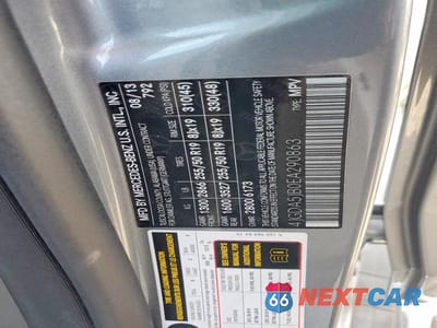 Zdjęcie 13 z 13 samochodu: 2014 MERCEDES-BENZ ML 350 VIN:4JGDA5JB0EA290863 - miniatura