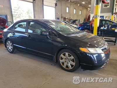 Czwarte zdjęcie samochodu z boku: 2008 HONDA CIVIC LX VIN:1HGFA16518L013576 - miniatura