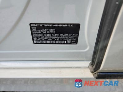 Zdjęcie 12 z 12 samochodu: 2019 BMW 740 XI VIN:WBA7E4C57KGV70499 - miniatura