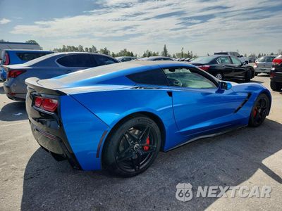 Trzecie zdjęcie samochodu z tyłu: 2014 CHEVROLET CORVETTE STINGRAY 3LT VIN:1G1YF2D74E5124909 - miniatura