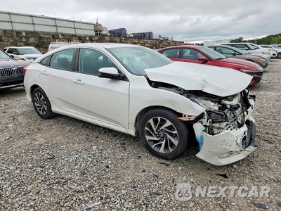 Czwarte zdjęcie samochodu z boku: 2017 HONDA CIVIC EX VIN:19XFC2F71HE040527 - miniatura