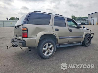 Trzecie zdjęcie samochodu z tyłu: 2002 CHEVROLET TAHOE K1500 VIN:1GNEK13V72J303228 - miniatura
